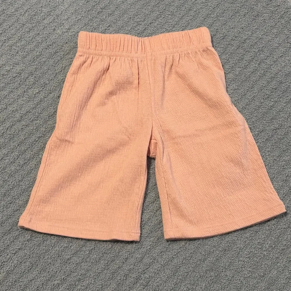 Carter’s -Baby Girl 3M -Pink Gauze Top Shorts Set -Ruffle Cotton Summer Outfit
